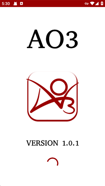 AO3客户端启动页